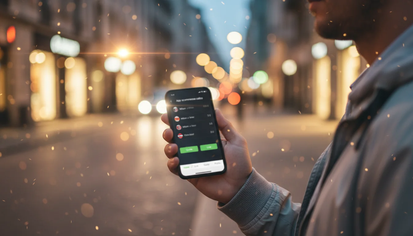 App scommesse calcio mobile