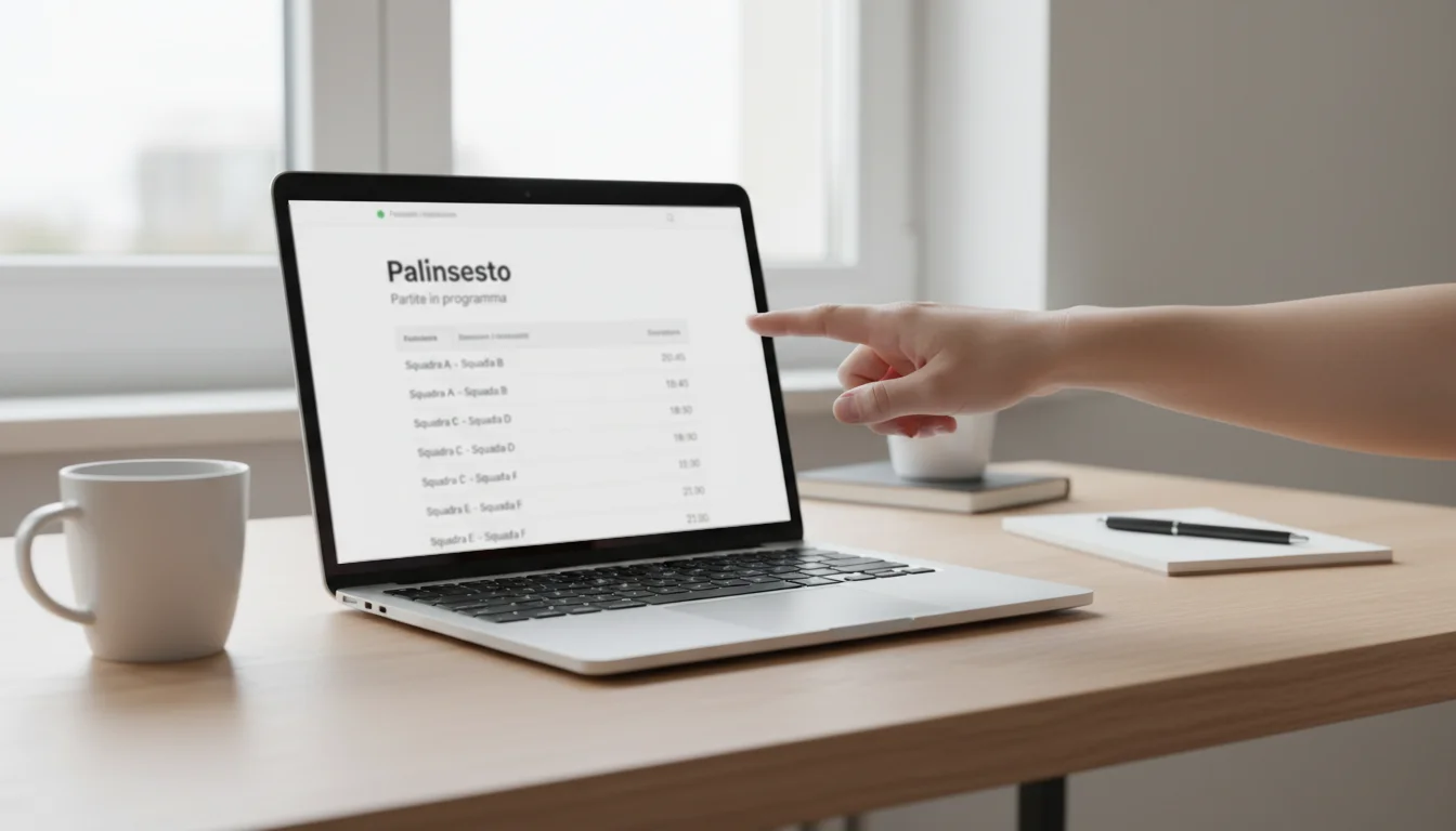 Come leggere un palinsesto scommesse