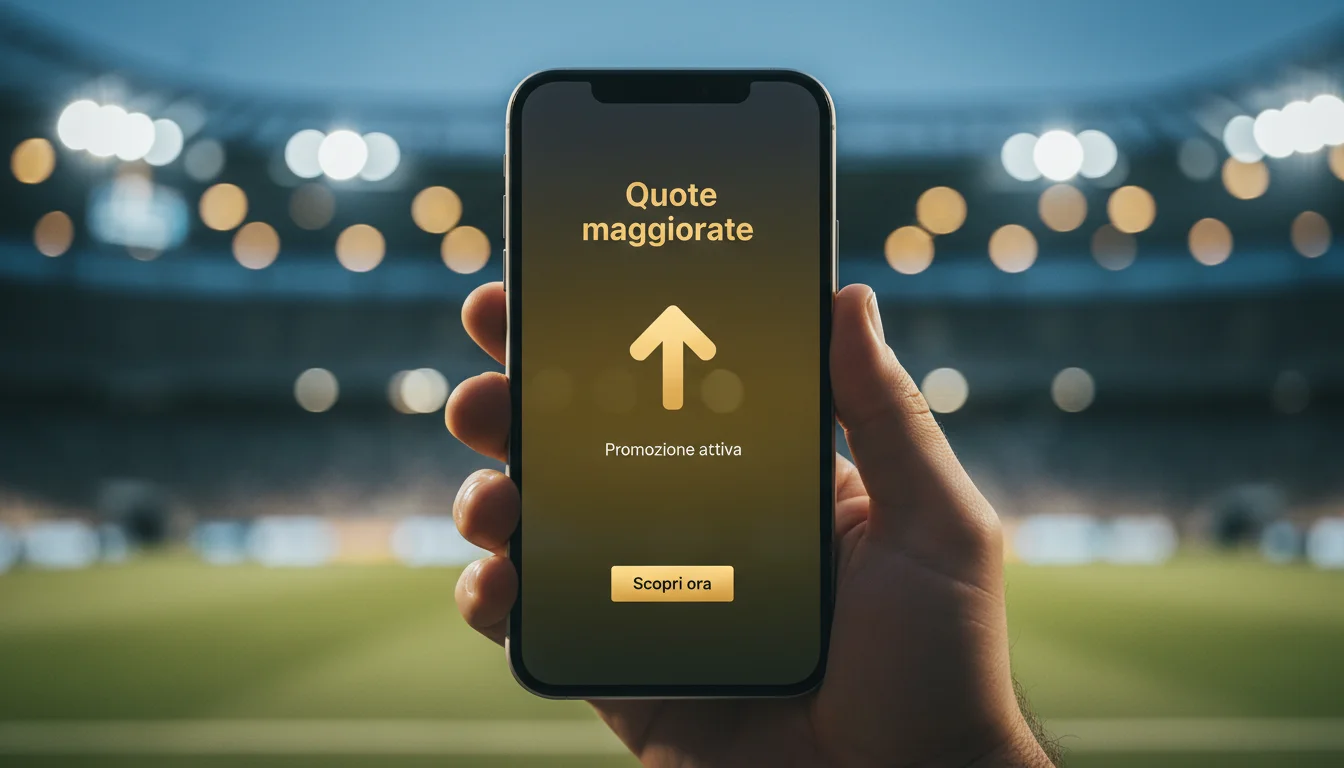Quote maggiorate bookmaker promozioni